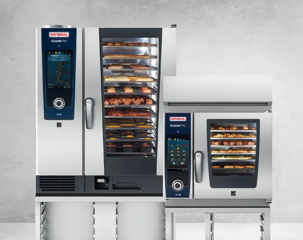 Rational combisteamer in gebruik